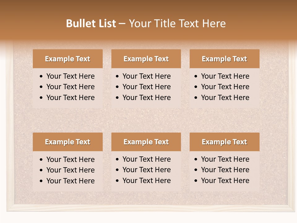 Memorize Pinboard Noticeboard PowerPoint Template