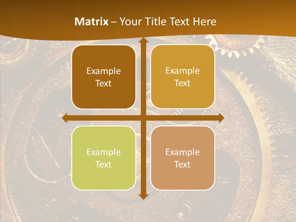 Industrial Circle Industry PowerPoint Template