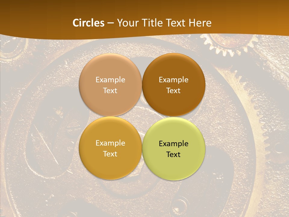 Industrial Circle Industry PowerPoint Template