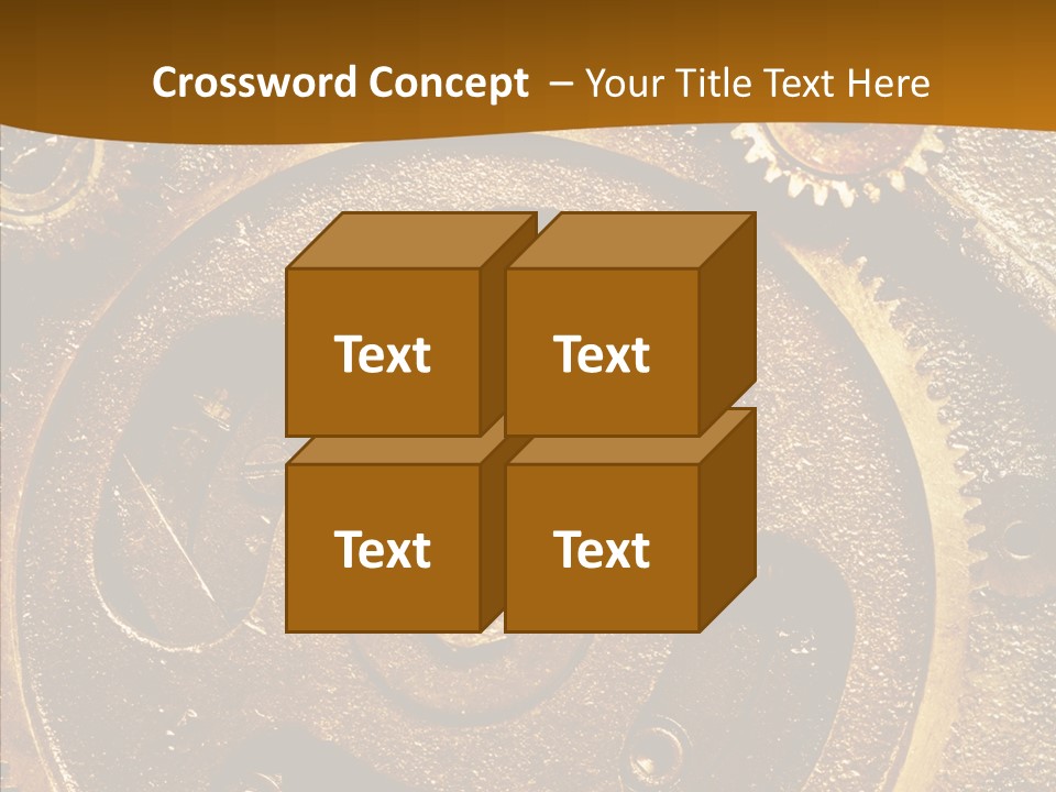 Industrial Circle Industry PowerPoint Template