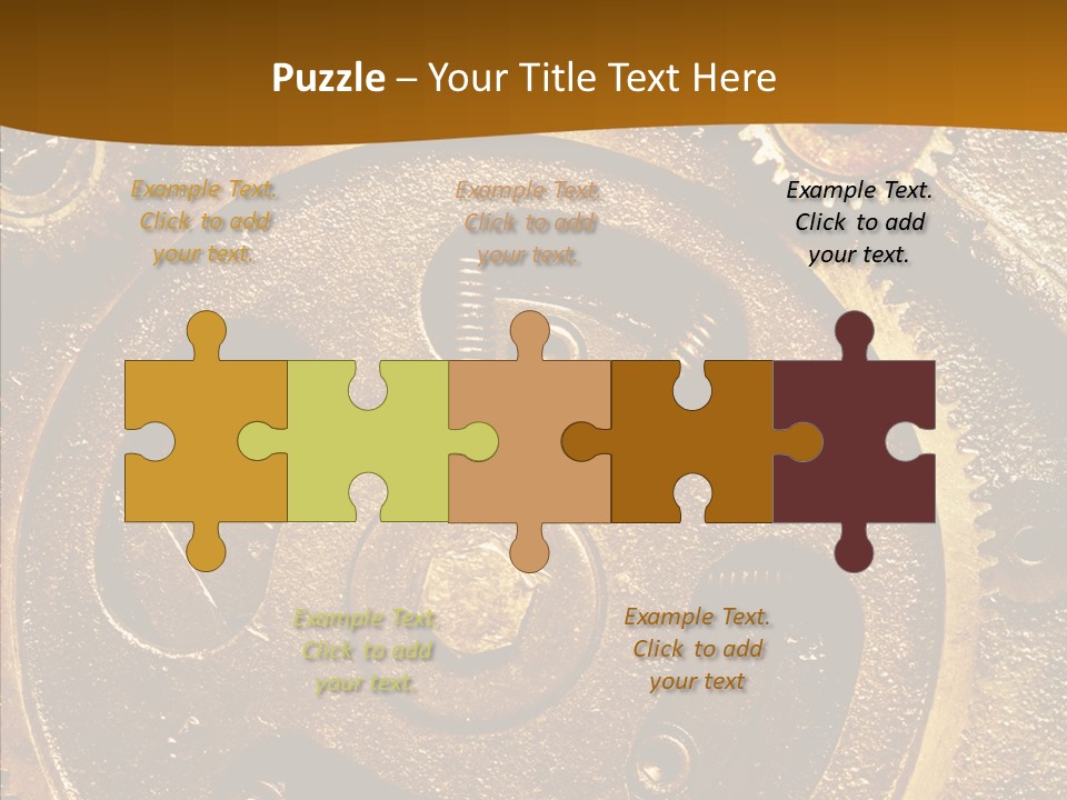Industrial Circle Industry PowerPoint Template