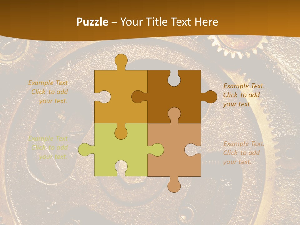 Industrial Circle Industry PowerPoint Template