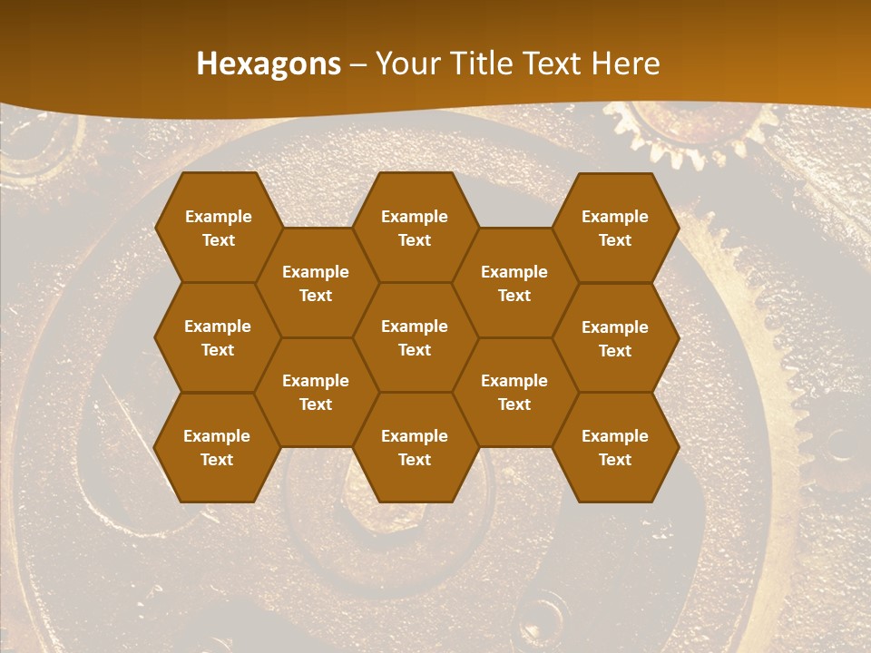 Industrial Circle Industry PowerPoint Template