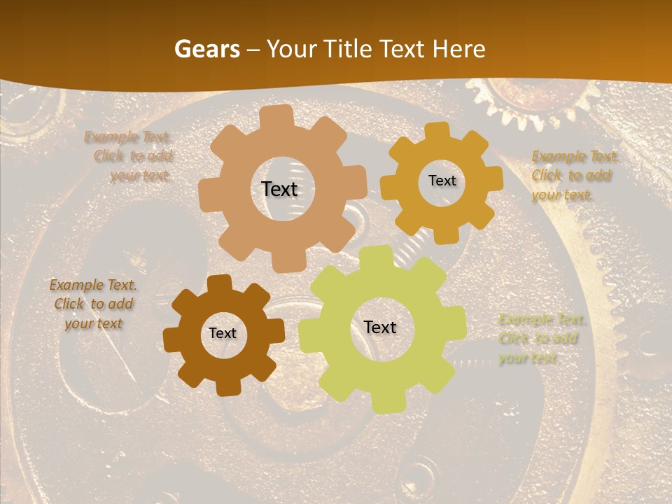 Industrial Circle Industry PowerPoint Template