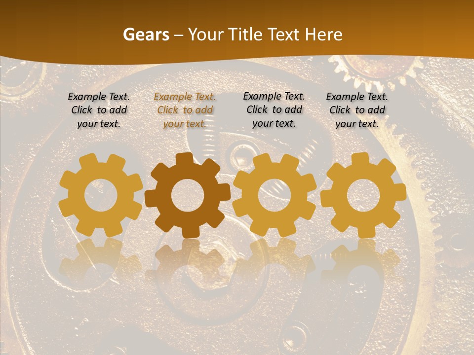 Industrial Circle Industry PowerPoint Template