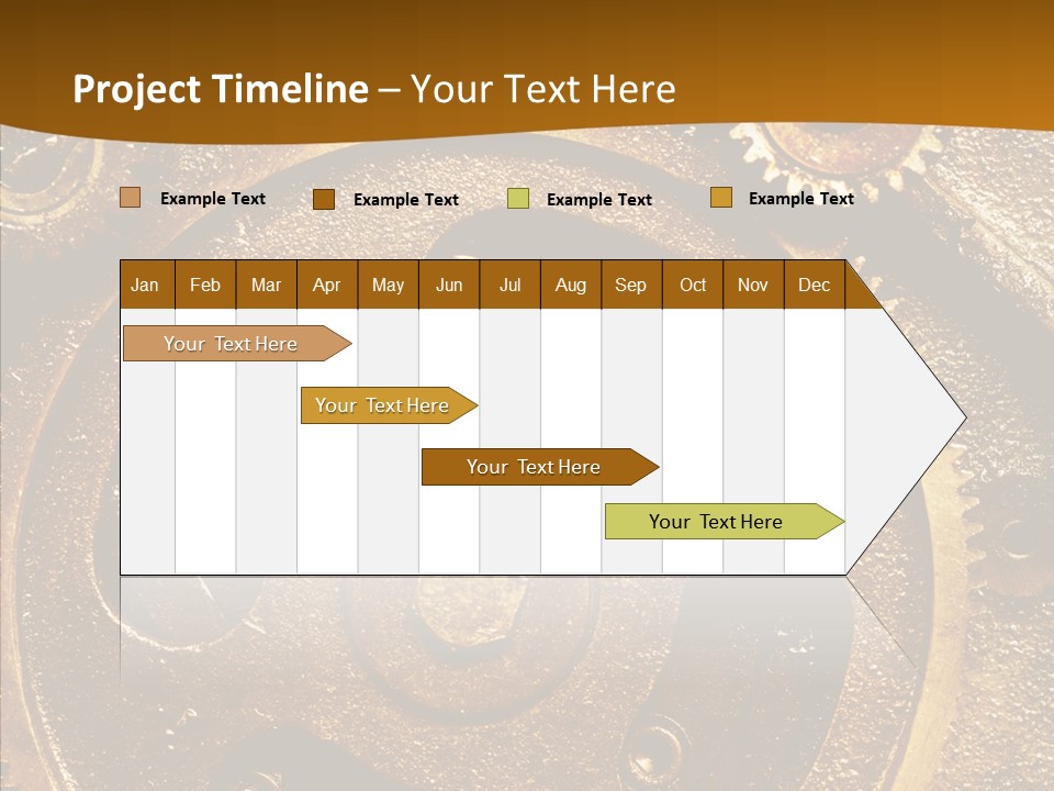 Industrial Circle Industry PowerPoint Template