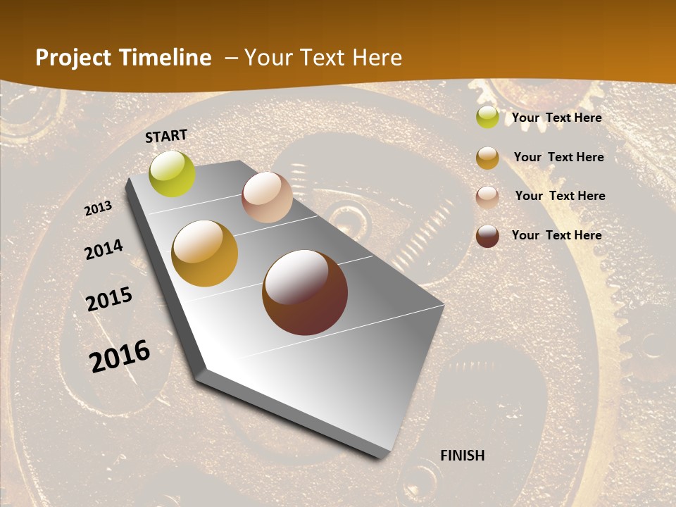 Industrial Circle Industry PowerPoint Template