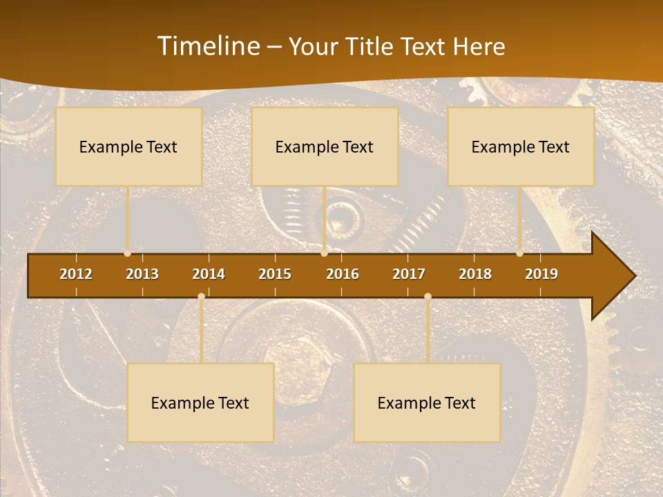 Industrial Circle Industry PowerPoint Template