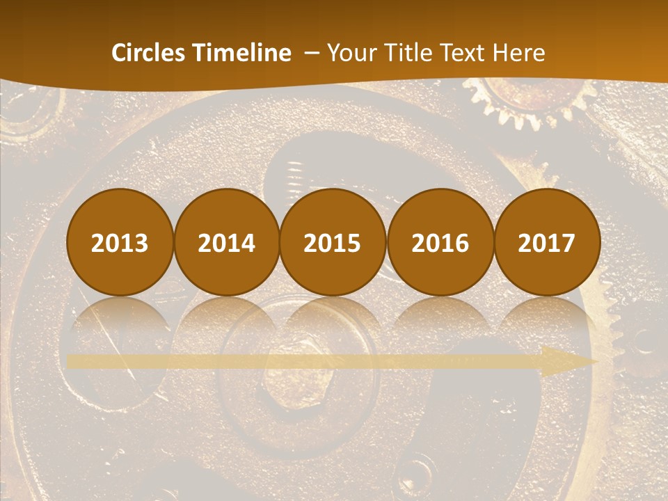 Industrial Circle Industry PowerPoint Template