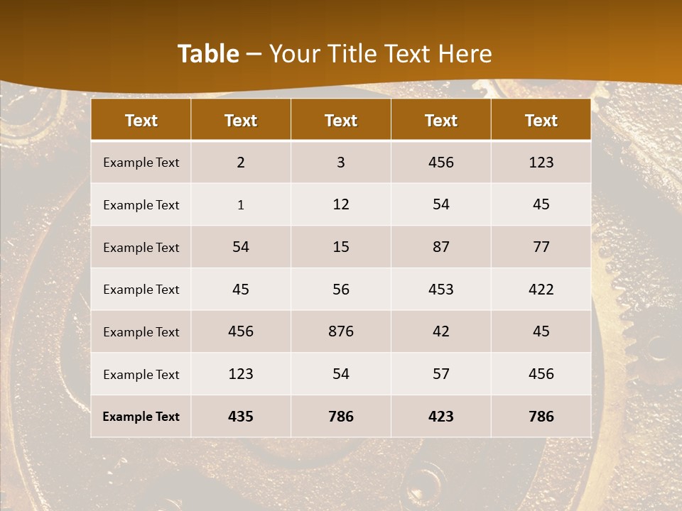 Industrial Circle Industry PowerPoint Template