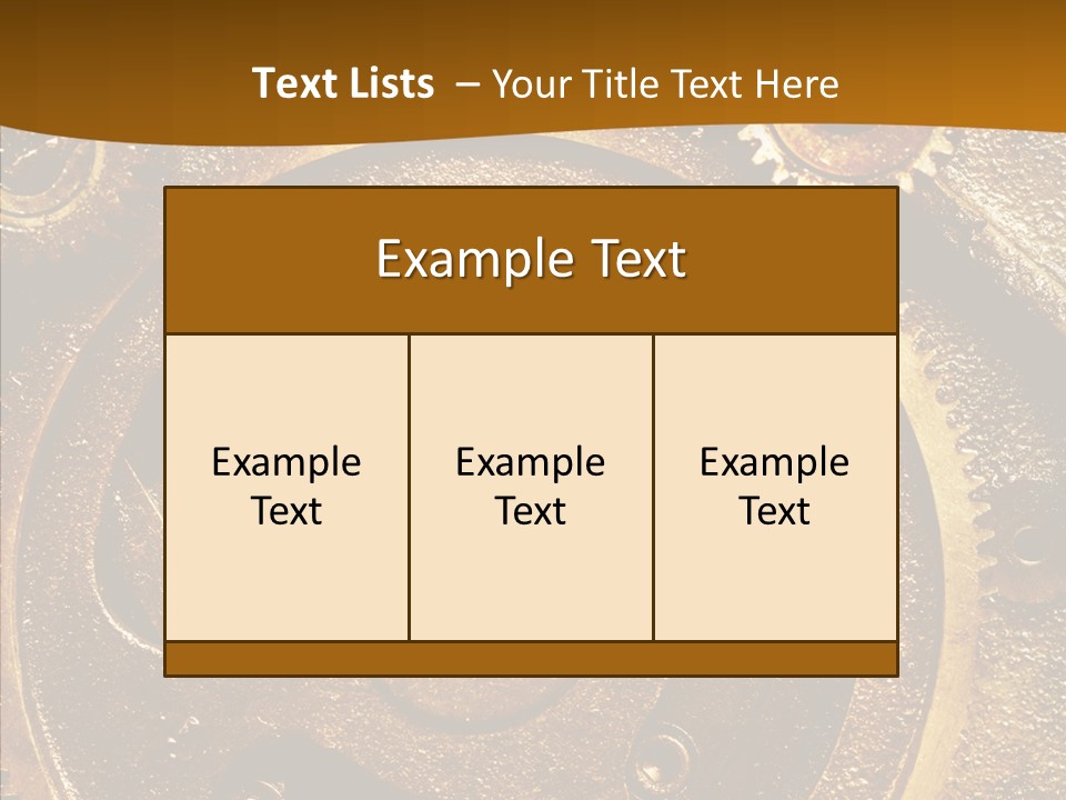 Industrial Circle Industry PowerPoint Template