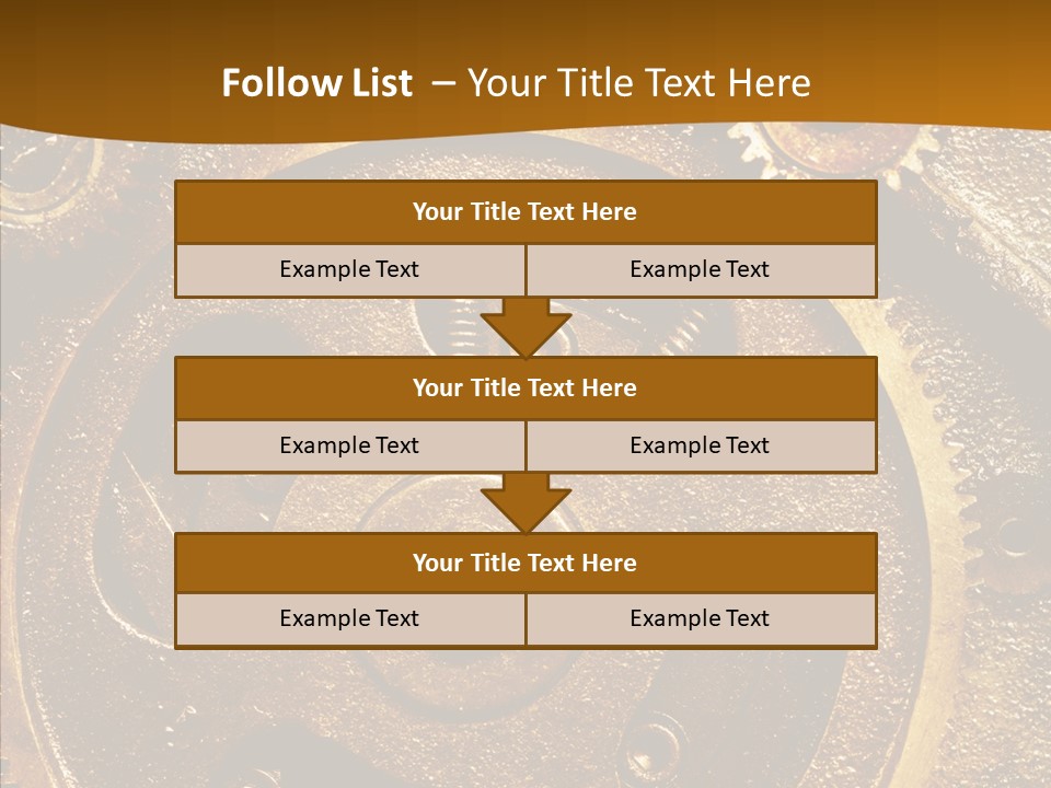 Industrial Circle Industry PowerPoint Template