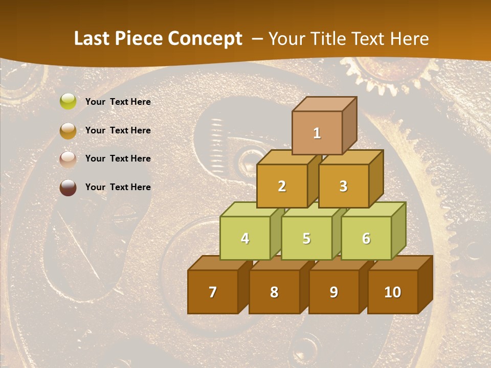 Industrial Circle Industry PowerPoint Template