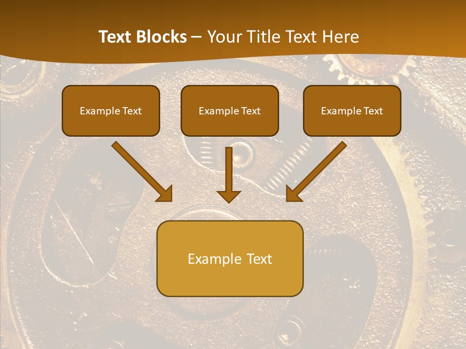Industrial Circle Industry PowerPoint Template