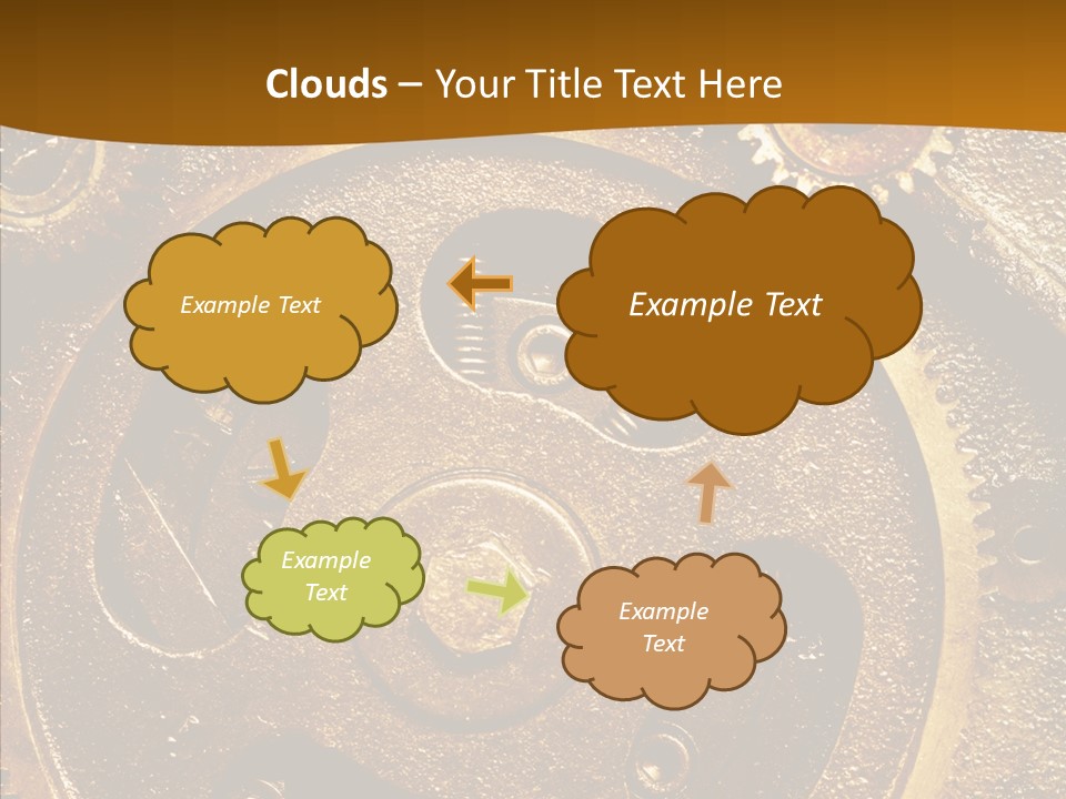 Industrial Circle Industry PowerPoint Template