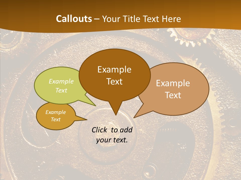 Industrial Circle Industry PowerPoint Template