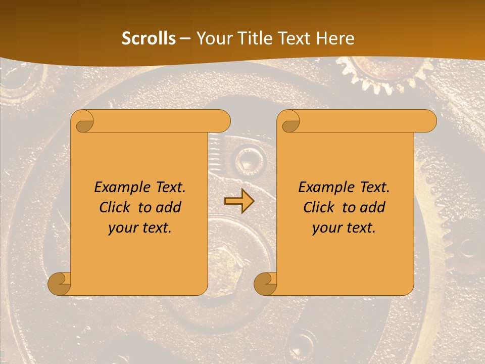 Industrial Circle Industry PowerPoint Template