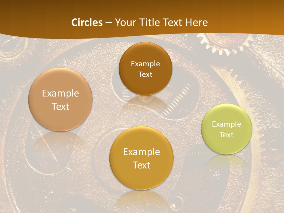 Industrial Circle Industry PowerPoint Template
