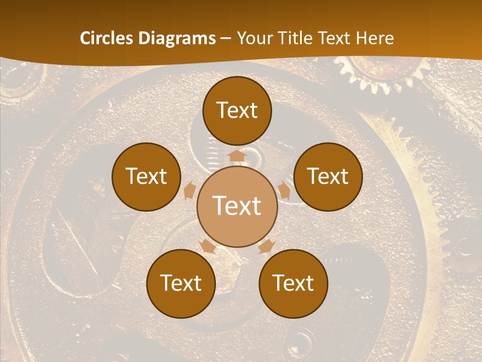 Industrial Circle Industry PowerPoint Template