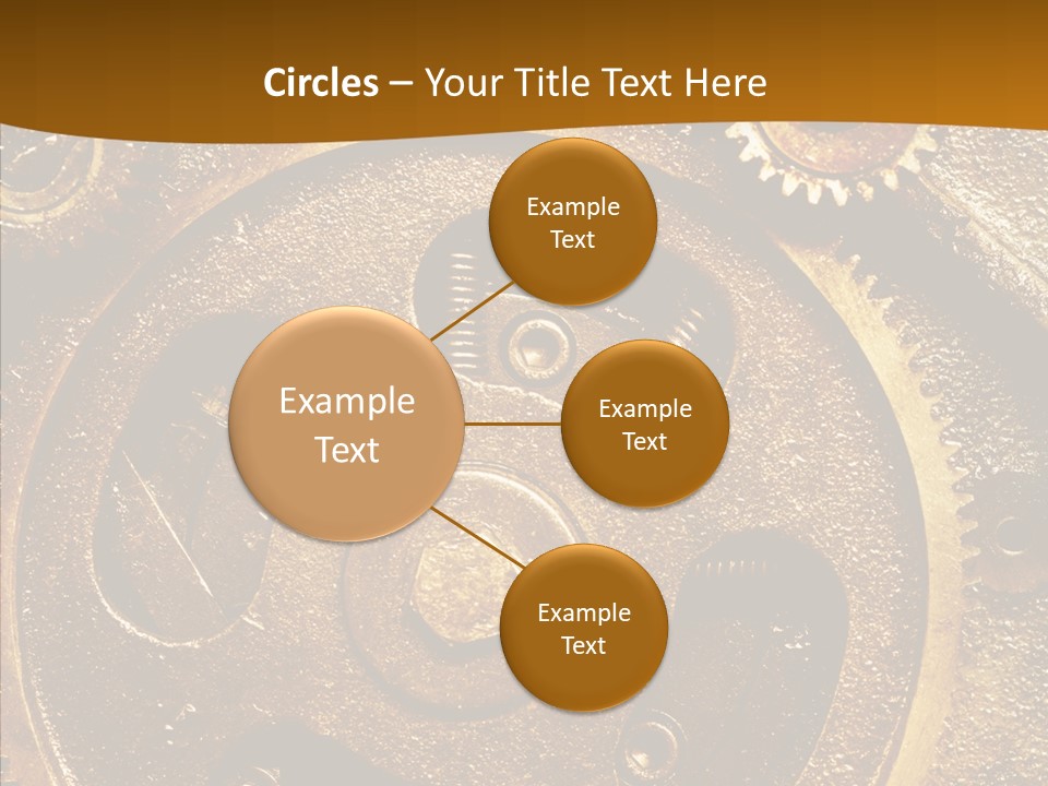 Industrial Circle Industry PowerPoint Template