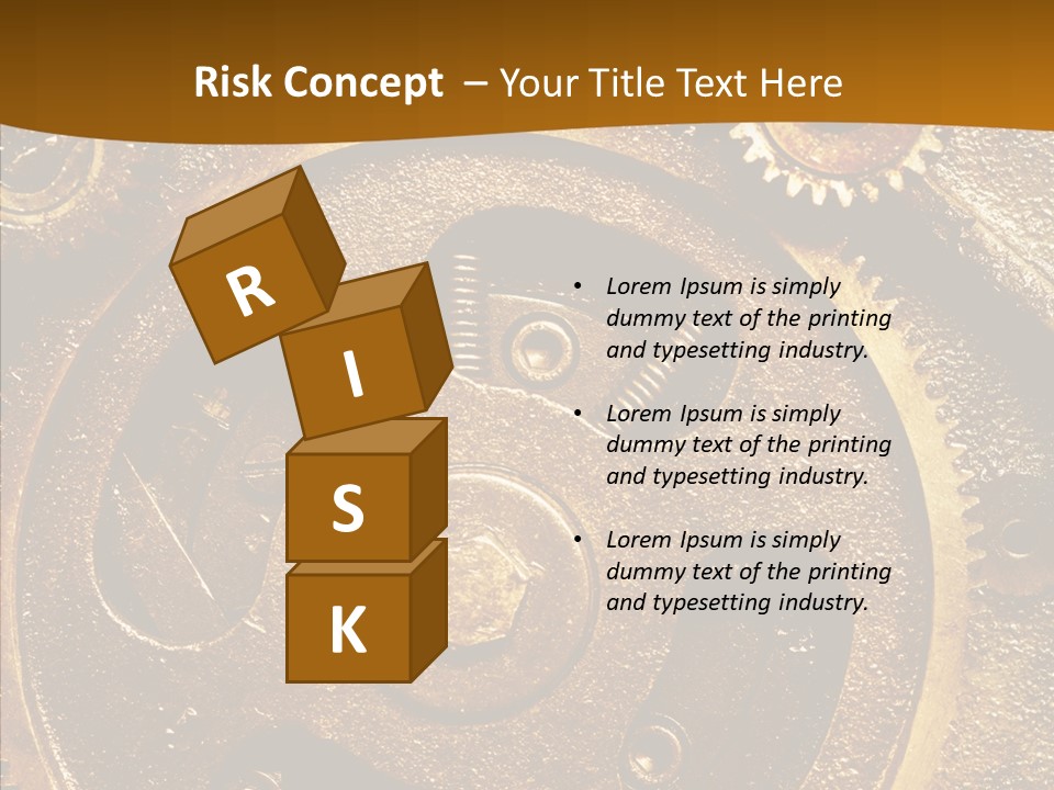 Industrial Circle Industry PowerPoint Template