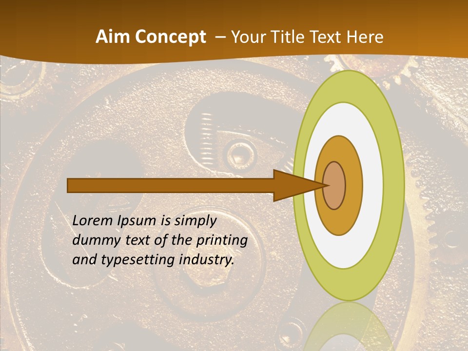 Industrial Circle Industry PowerPoint Template
