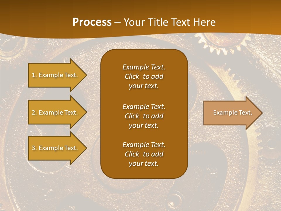 Industrial Circle Industry PowerPoint Template
