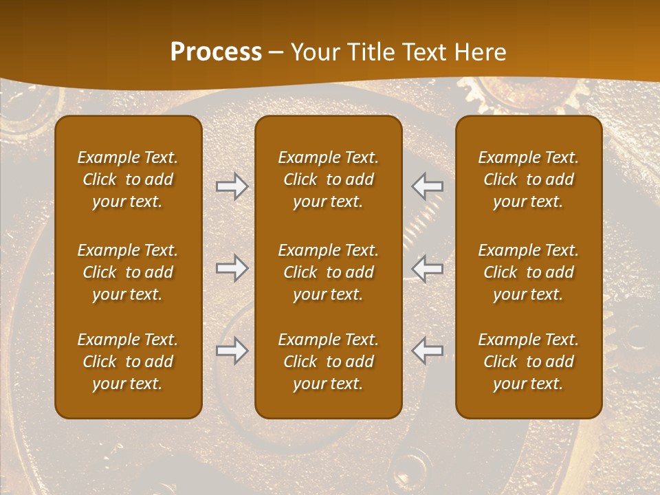 Industrial Circle Industry PowerPoint Template