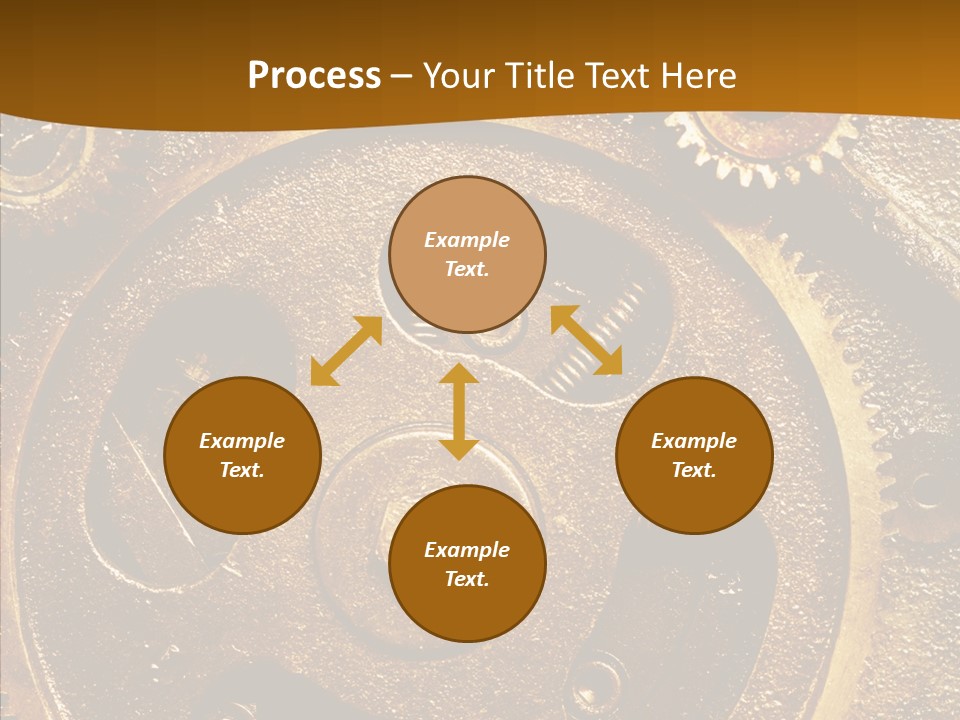 Industrial Circle Industry PowerPoint Template