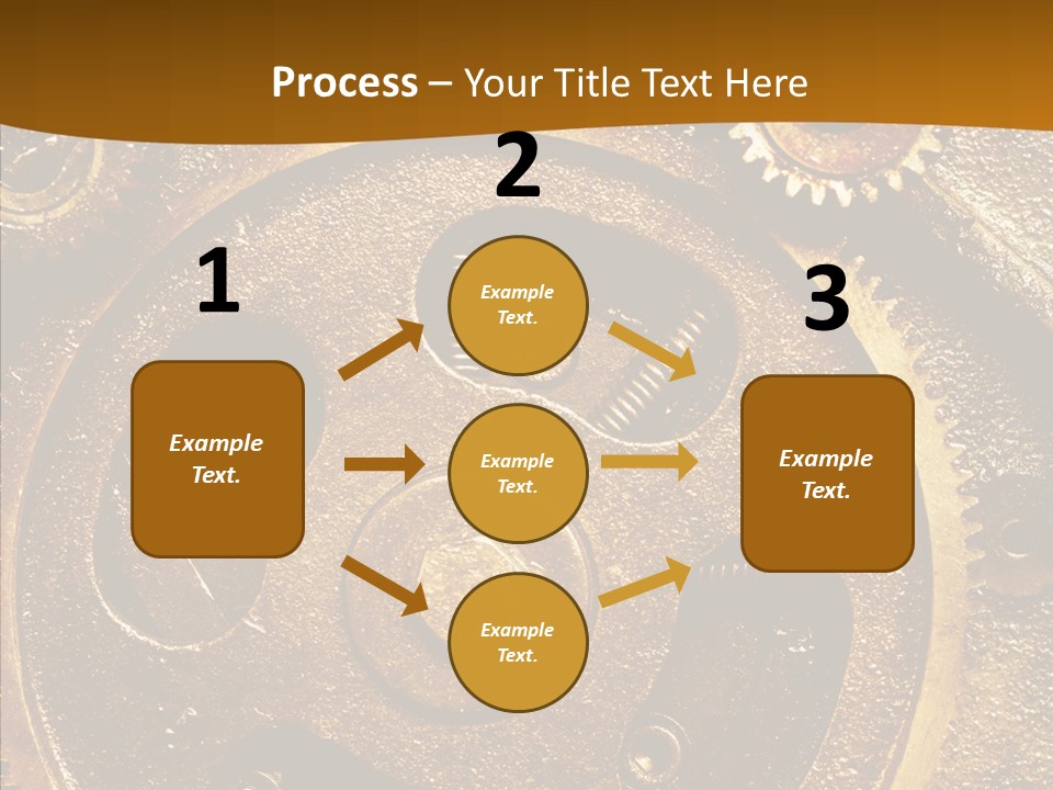 Industrial Circle Industry PowerPoint Template
