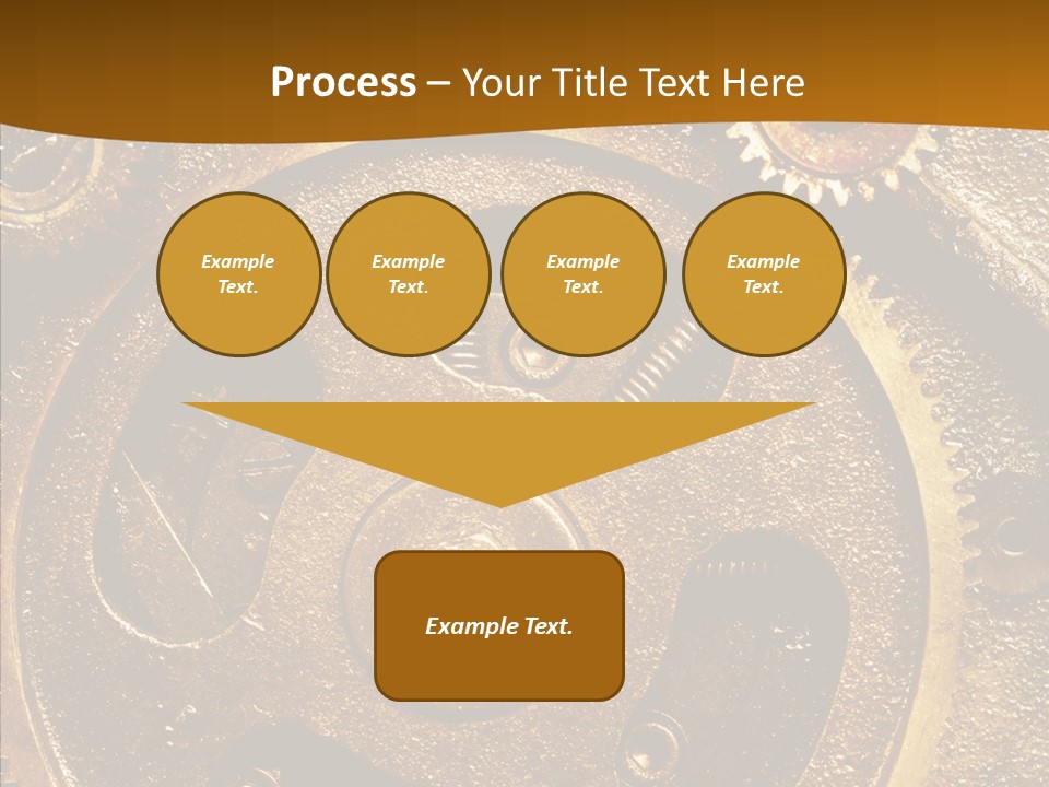 Industrial Circle Industry PowerPoint Template