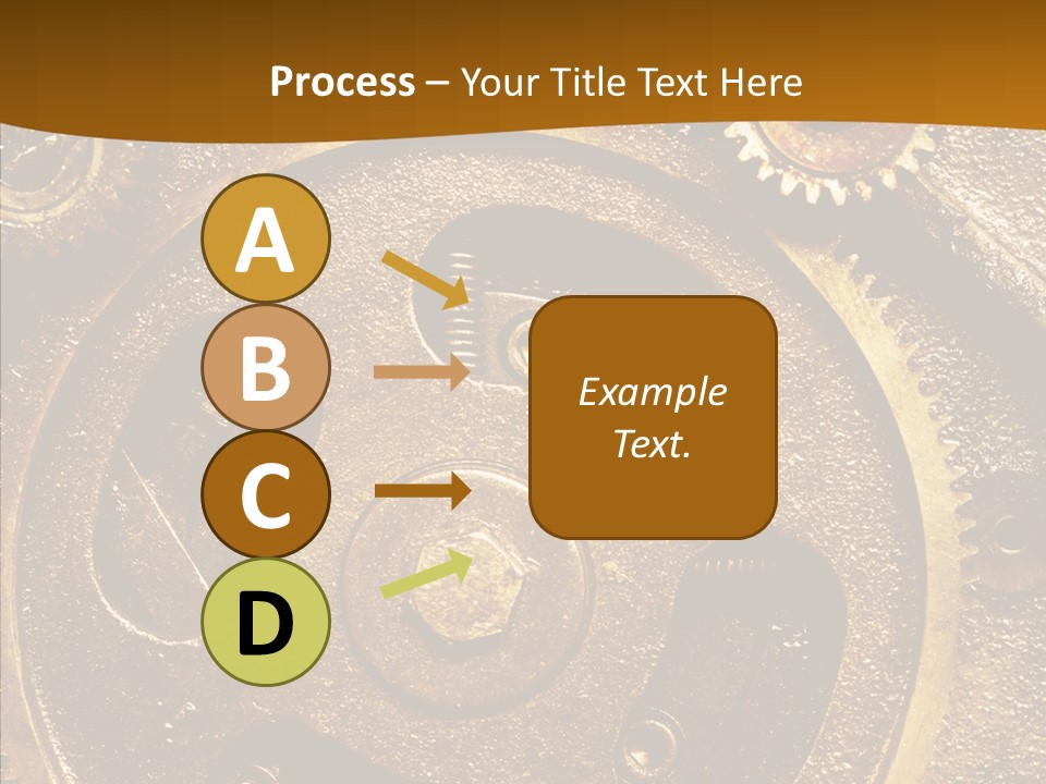 Industrial Circle Industry PowerPoint Template