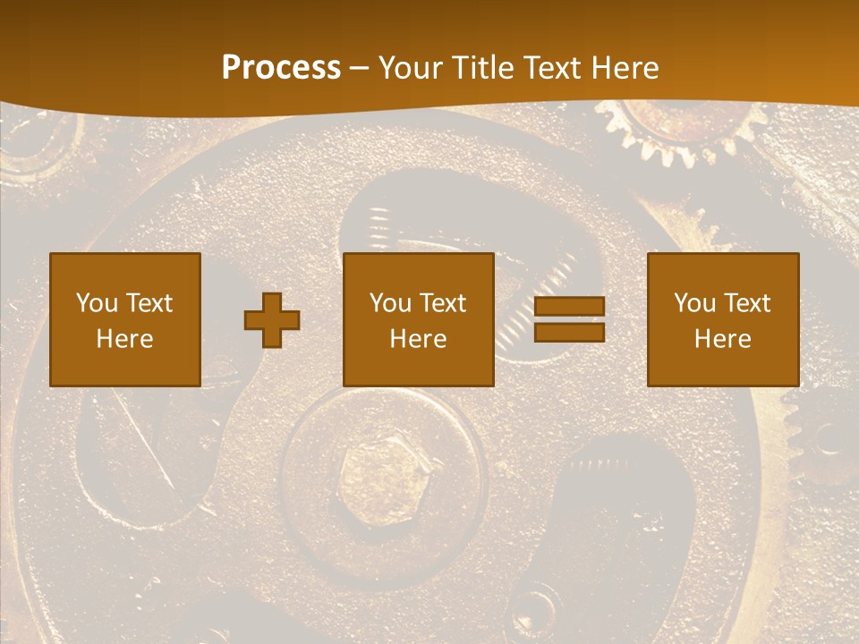 Industrial Circle Industry PowerPoint Template