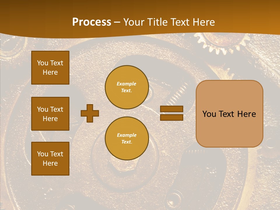 Industrial Circle Industry PowerPoint Template