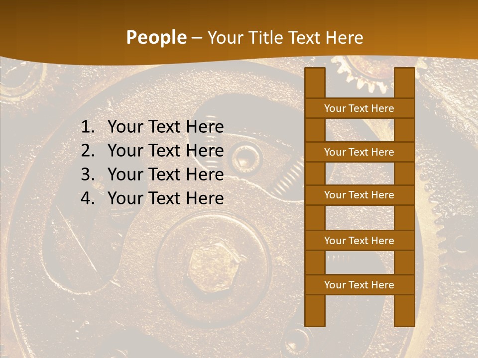 Industrial Circle Industry PowerPoint Template
