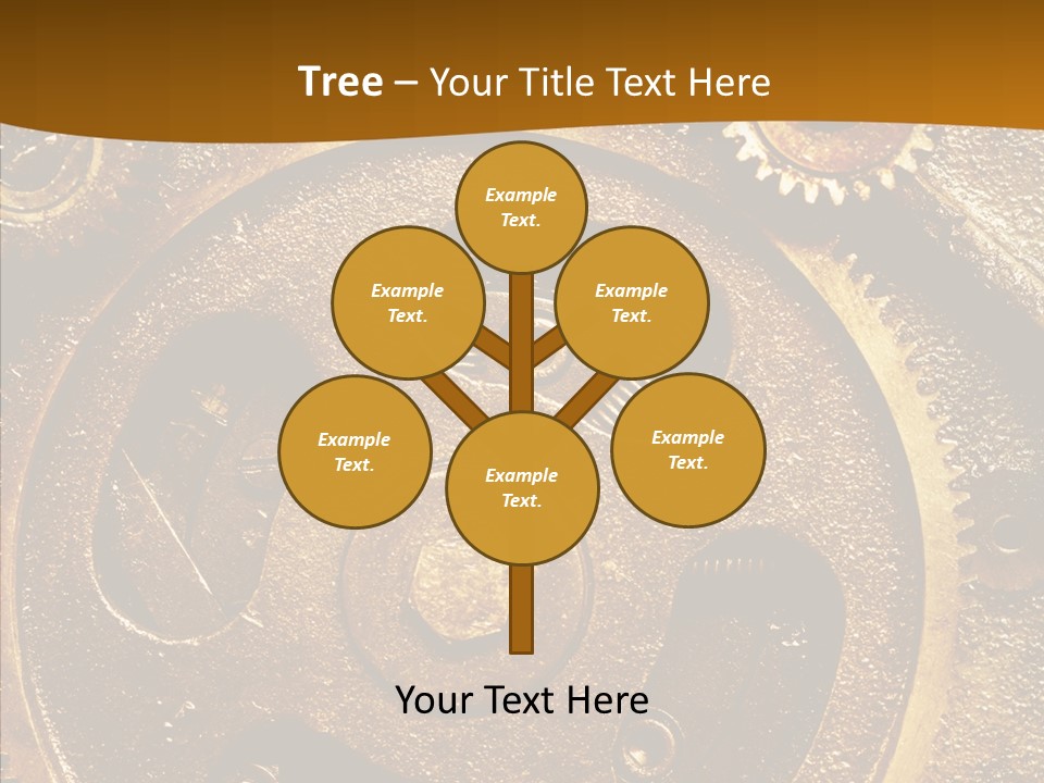 Industrial Circle Industry PowerPoint Template