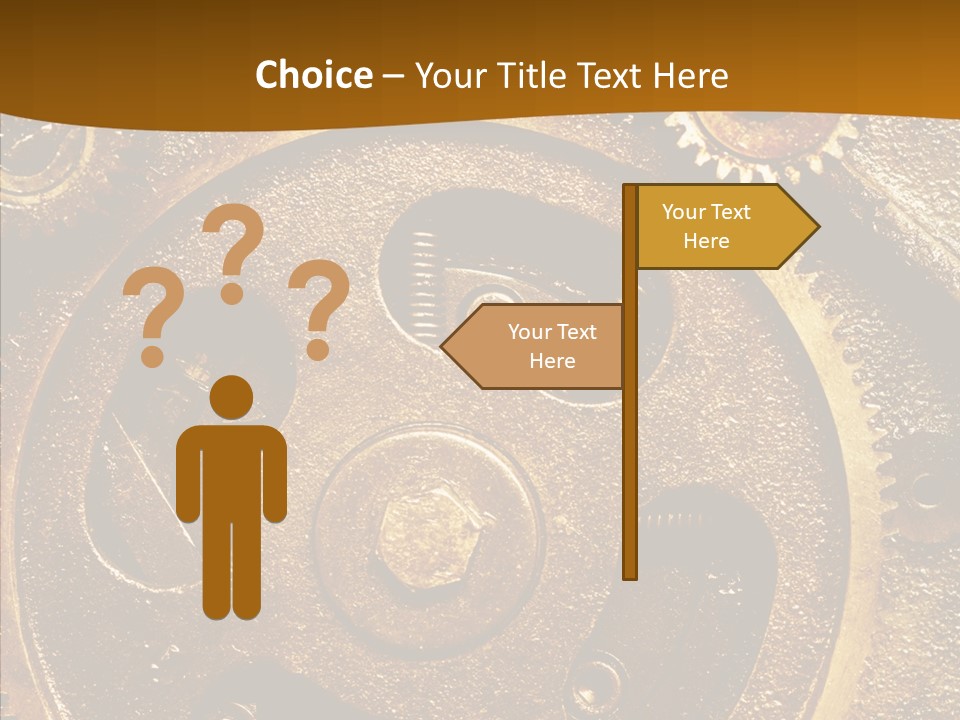 Industrial Circle Industry PowerPoint Template
