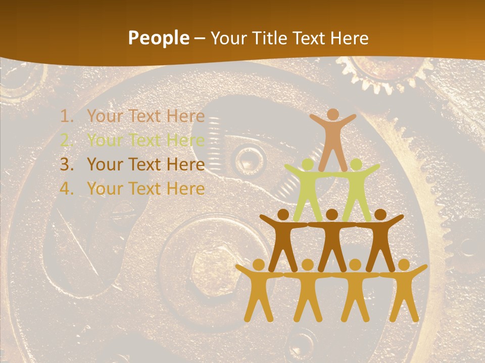 Industrial Circle Industry PowerPoint Template