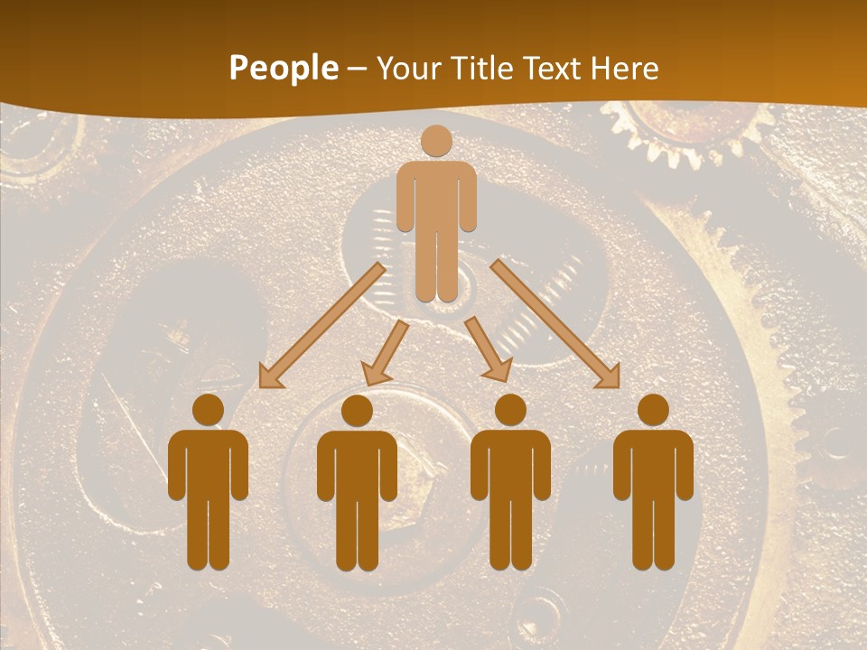 Industrial Circle Industry PowerPoint Template