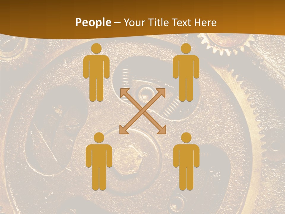 Industrial Circle Industry PowerPoint Template