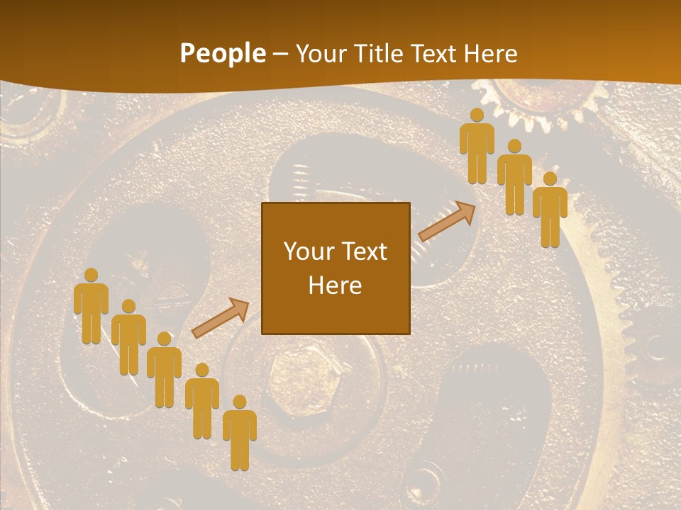 Industrial Circle Industry PowerPoint Template