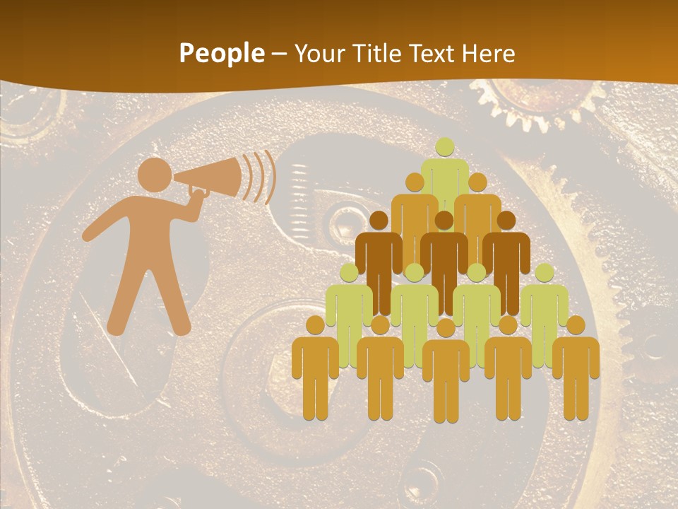 Industrial Circle Industry PowerPoint Template