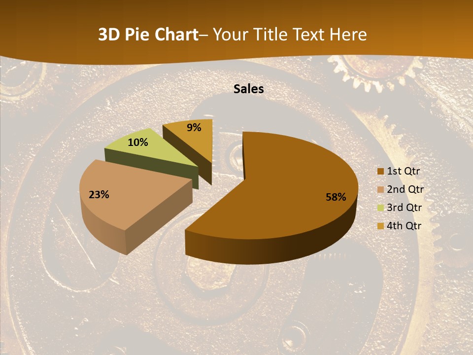 Industrial Circle Industry PowerPoint Template