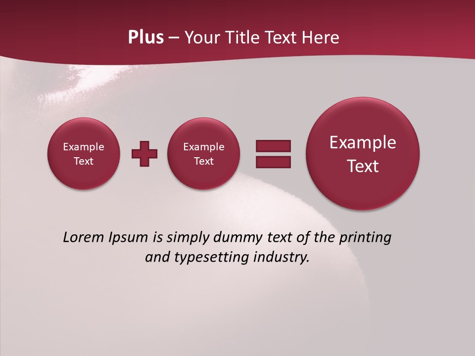 Exotic Emotion Lips PowerPoint Template