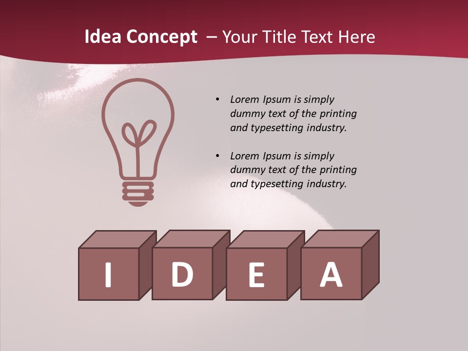 Exotic Emotion Lips PowerPoint Template