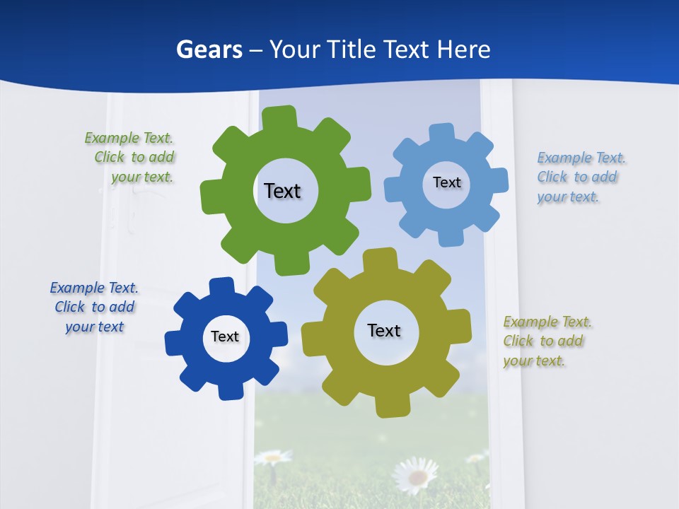 Company Per On Toon PowerPoint Template