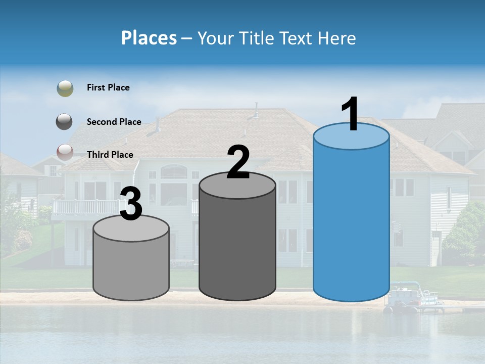 Residence Pontoon Sand PowerPoint Template