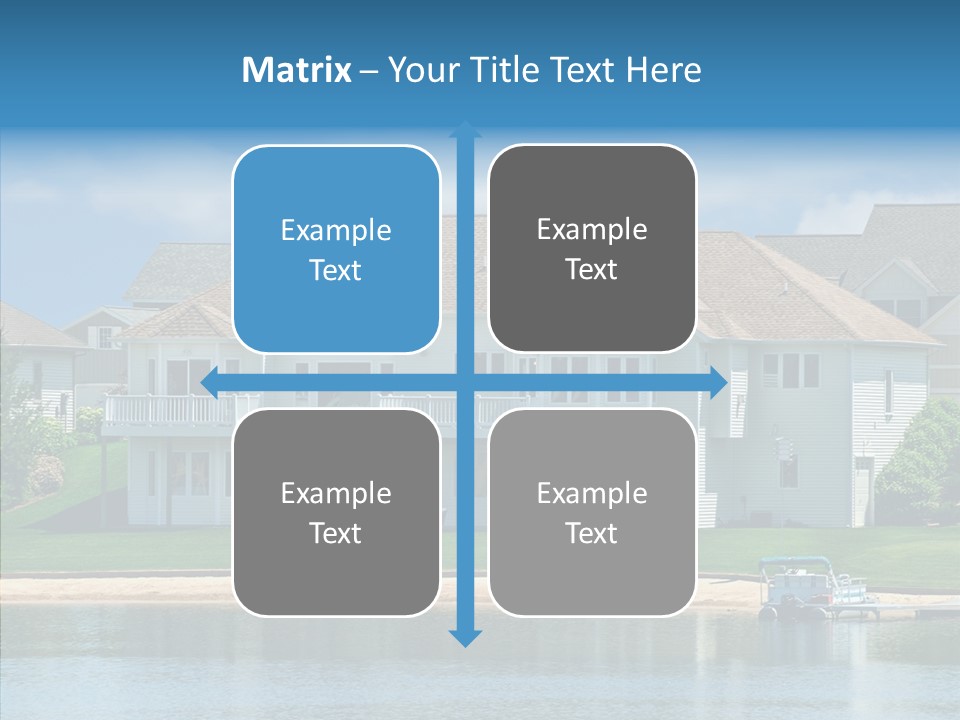 Residence Pontoon Sand PowerPoint Template