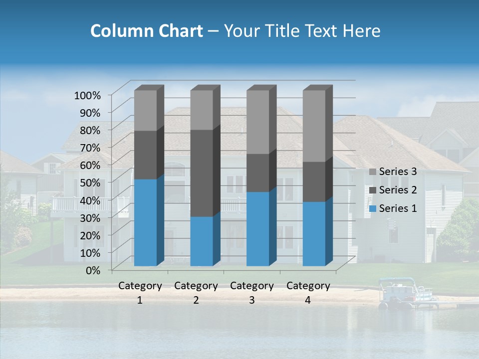 Residence Pontoon Sand PowerPoint Template
