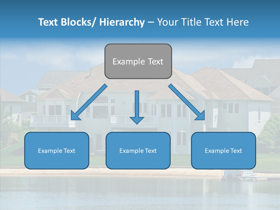 Residence Pontoon Sand PowerPoint Template